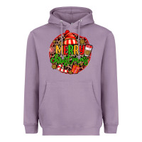 Lavender merry leopard merry christmas Heavyweight Hoodie - MaliasSmallBusiness