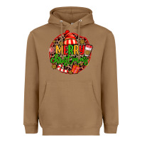 Toasted Coconut merry leopard merry christmas Heavyweight Hoodie - MaliasSmallBusiness