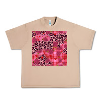 Burro valentines day roses leopard seamless pattern Urban Heavy Tee - JahusDesignShop