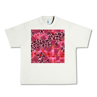 Pistachio valentines day roses leopard seamless pattern Urban Heavy Tee - JahusDesignShop