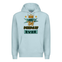 Blue Mist world's best peepaw ever Premium Hoodie - Jasminsmagicworld