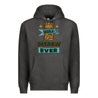Charcoal Heather world's best peepaw ever Premium Hoodie - Jasminsmagicworld