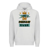 Dove Grey world's best peepaw ever Premium Hoodie - Jasminsmagicworld