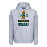 Heather Grey world's best peepaw ever Premium Hoodie - Jasminsmagicworld