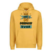 Mustard world's best peepaw ever Premium Hoodie - Jasminsmagicworld