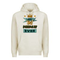 Oatmeal Heather world's best peepaw ever Premium Hoodie - Jasminsmagicworld