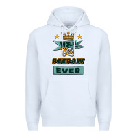 White world's best peepaw ever Premium Hoodie - Jasminsmagicworld