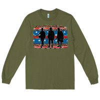 Army Green armed forces day soldier Long Sleeve Tee - Artiststas