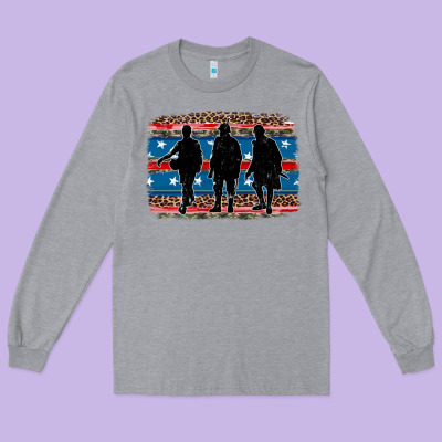 Armed Forces Day Soldier Long Sleeve Tee Designed By Artiststas