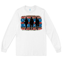 White armed forces day soldier Long Sleeve Tee - Artiststas