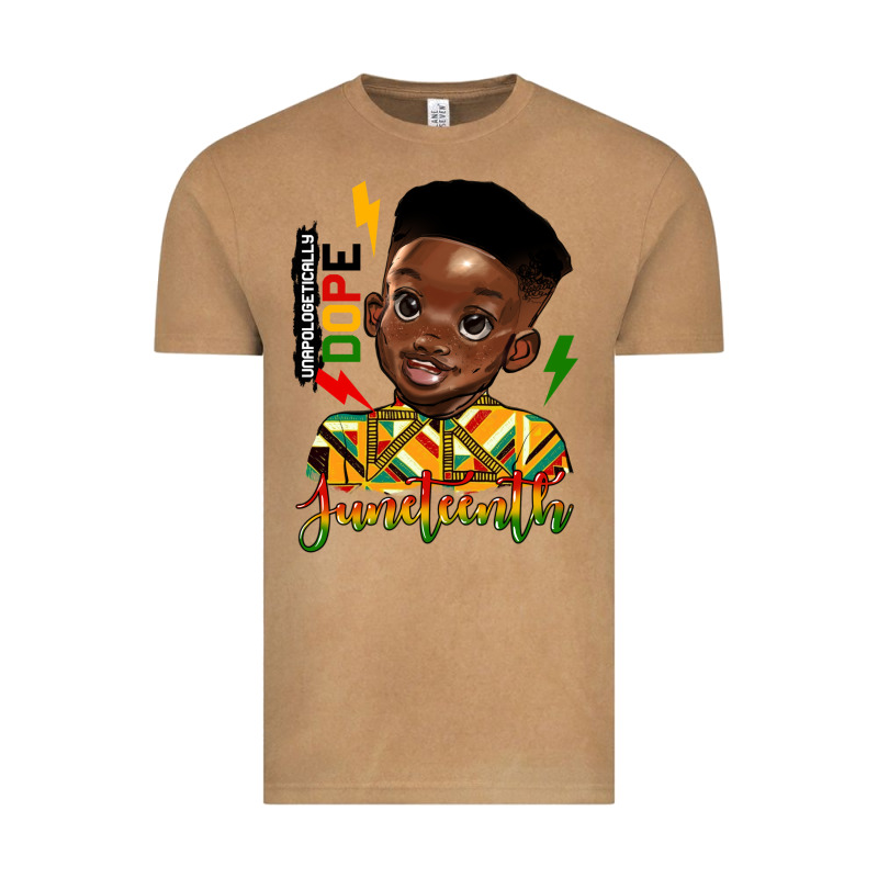 Juneteenth Black Boy Vintage Tee by HRA Design Shop | Teevron