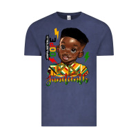 Vintage Denim juneteenth black boy Vintage Tee - HRA Design Shop