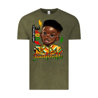 Vintage Olive juneteenth black boy Vintage Tee - HRA Design Shop