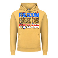 Vintage Mustard Freedom freedom freedom Vintage Hoodie - Neo Western