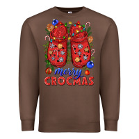 Chestnut Merry crocmas Premium Sweatshirt - NancyCooperArtShop