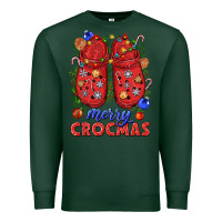 Sports Green Merry crocmas Premium Sweatshirt - NancyCooperArtShop