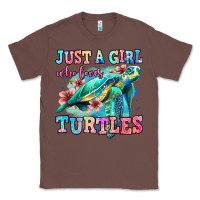 Chestnut just a girl who loves turtles Classic Tee - Jasminsmagicworld