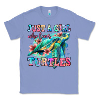 Colony Blue just a girl who loves turtles Classic Tee - Jasminsmagicworld