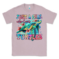 Lilac just a girl who loves turtles Classic Tee - Jasminsmagicworld
