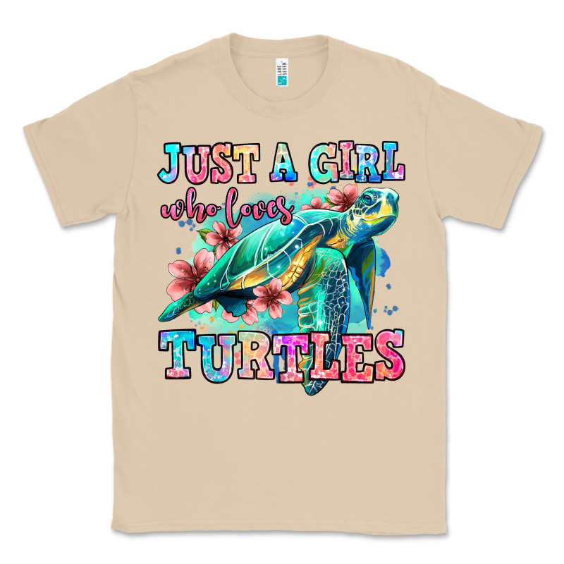 Just A Girl Who Loves Turtles Classic Tee by Jasminsmagicworld | Teevron