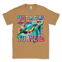 Toasted Coconut just a girl who loves turtles Classic Tee - Jasminsmagicworld