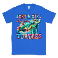 True Royal just a girl who loves turtles Classic Tee - Jasminsmagicworld