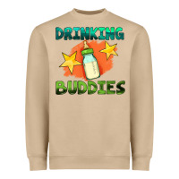 Mushroom drinking buddies with baby bottle Heavyweight Sweatshirt - HRA Design Shop