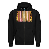 Black XOXO Brushstrokes Valentines Day Zipper Hoodie - Jasminsmagicworld