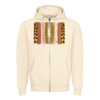 Sandshell XOXO Brushstrokes Valentines Day Zipper Hoodie - Jasminsmagicworld