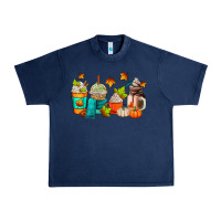 Navy fall coffee cups Urban Heavy Tee - AdoDesignShop