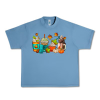 Pebble Blue fall coffee cups Urban Heavy Tee - AdoDesignShop