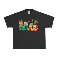 Pigment Black fall coffee cups Urban Heavy Tee - AdoDesignShop