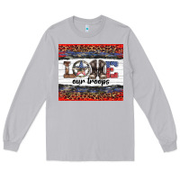 Moon Dust armed forces day love our troops Long Sleeve Tee - Artiststas
