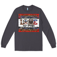 Smoke armed forces day love our troops Long Sleeve Tee - Artiststas
