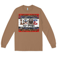 Toasted Coconut armed forces day love our troops Long Sleeve Tee - Artiststas