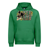 Emerald Yee haw Cowboy western Urban Hoodie - HowdyJamesFarm