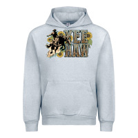 Heather Grey Yee haw Cowboy western Urban Hoodie - HowdyJamesFarm