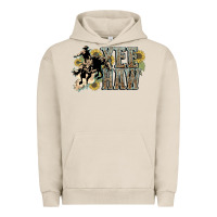 Pigment French Oak Yee haw Cowboy western Urban Hoodie - HowdyJamesFarm