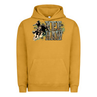 Pigment Peanut Butter Yee haw Cowboy western Urban Hoodie - HowdyJamesFarm