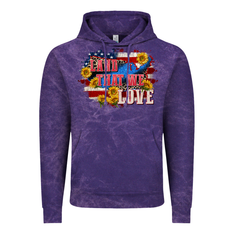 Land That We Love 4th Of July Vintage Hoodie by CowGirlArtShop | Teevron