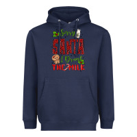 Navy sorry santa ı drank the milk Heavyweight Hoodie - MaliasSmallBusiness