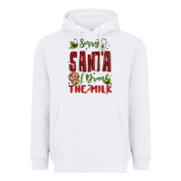 White sorry santa ı drank the milk Heavyweight Hoodie - MaliasSmallBusiness