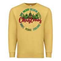 Antique Gold Christmas Vibes Premium Sweatshirt - MaliasSmallBusiness