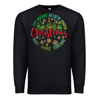 Black Christmas Vibes Premium Sweatshirt - MaliasSmallBusiness