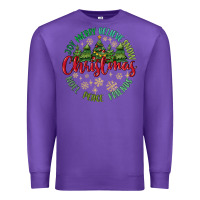 Purple Christmas Vibes Premium Sweatshirt - MaliasSmallBusiness