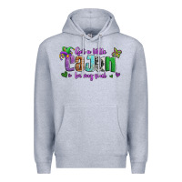 Heather Grey got a little cajun in my soul Premium Hoodie - Jasminsmagicworld
