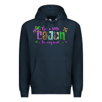 Navy got a little cajun in my soul Premium Hoodie - Jasminsmagicworld