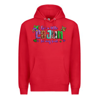Red got a little cajun in my soul Premium Hoodie - Jasminsmagicworld