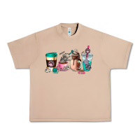 Burro cat  coffee cup Urban Heavy Tee - AdoDesignShop