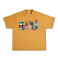 Peanut Butter cat  coffee cup Urban Heavy Tee - AdoDesignShop